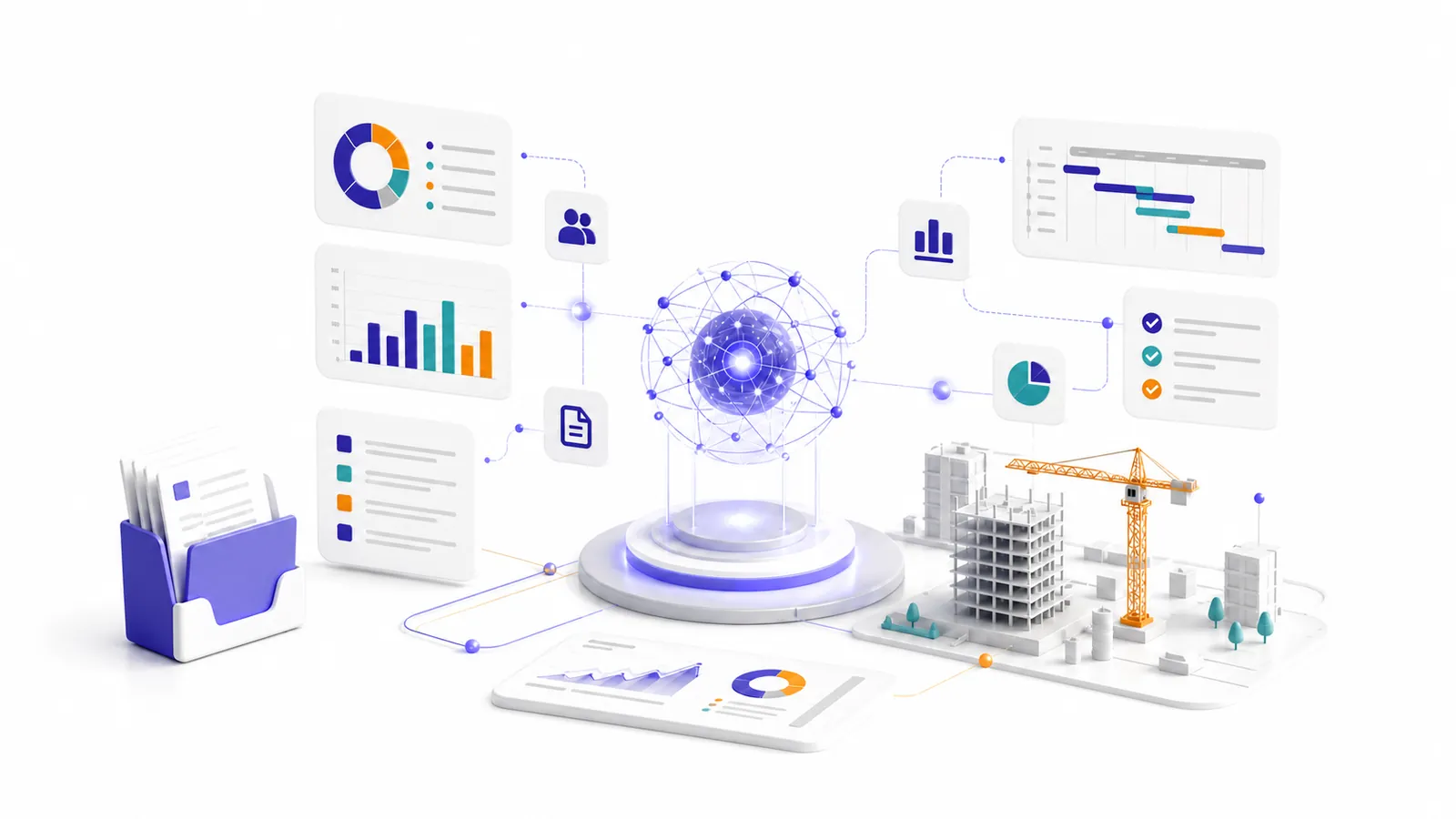 AI 基于工程项目数据和知识辅助项目管理
